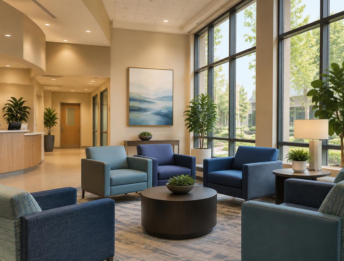 Waiting area of a Nexus Medical surgical center